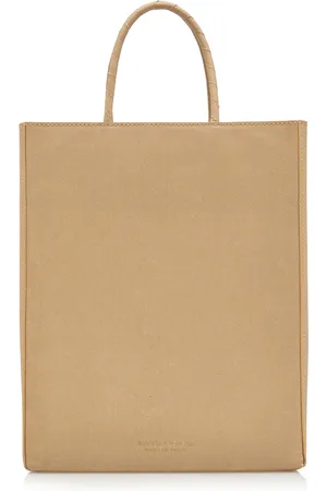 Bottega Veneta Small Paper Leather Shopping Bag