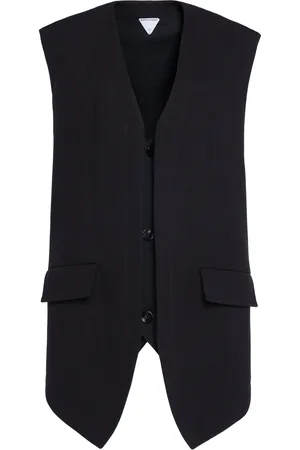 Bottega Veneta Oversized Cotton-Blend Melange Vest
