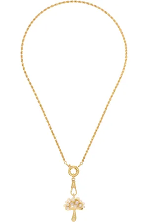 COLETTE Mushroom 18K Yellow Pearl Necklace