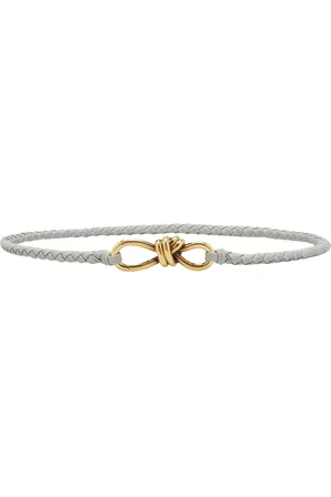 Bottega Veneta Andiamo Intreccio Leather Belt