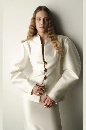 Sandra Mansour Eclipse Structured Mikado Jacket