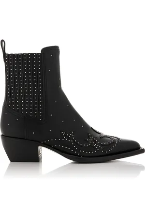 Golden Goose Debbie Beatles Studded Leather Boots