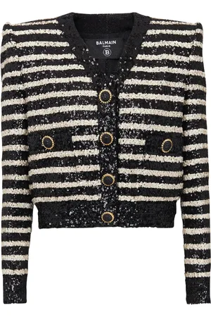 Balmain Sequined Knit Jacket