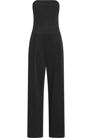 St Agni Strapless Organic Cotton-Blend Jumpsuit
