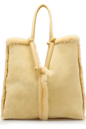 Bottega Veneta Reversible Oversized Shearling Tote Bag
