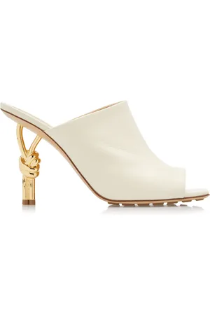 Bottega Veneta Knot-Detailed Leather Mules