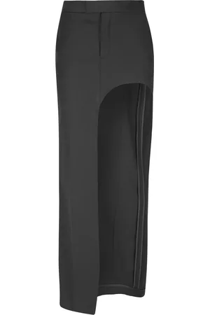 BETTTER Copeland Cutaway Wool Midi Skirt