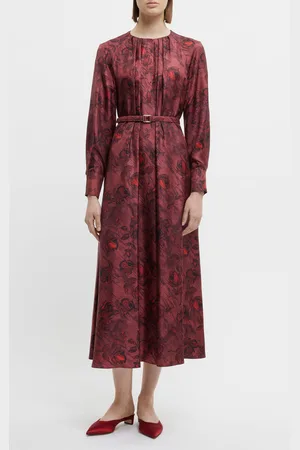 EMILIA WICKSTEAD Bahiti Printed Silk Midi Dress