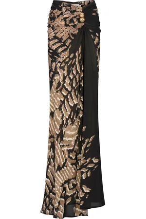 Silvia Tcherassi Claudia Gathered Maxi Skirt
