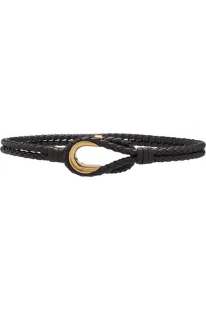 Bottega Veneta Intreccio Leather Belt