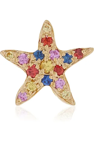 YVONNE LÉON 18K Gold Sapphire Single Earring