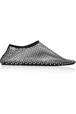CHRISTOPHER ESBER Minette Crystal-Embellished Mesh Flats