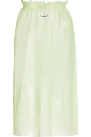 Miu Miu Magliera Nylon Skirt