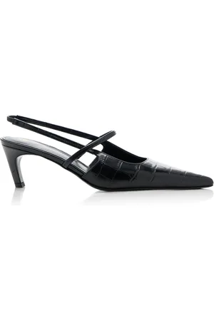 Totême The Sharp Leather Slingback Pumps