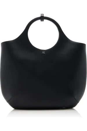 Courrèges Large Holy Leather Tote Bag