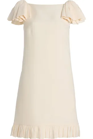 VALENTINO GARAVANI Wool-Silk Crepe Dress
