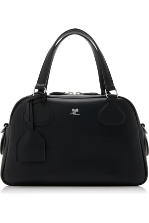 Courrèges AC Stud Leather Bowling Bag