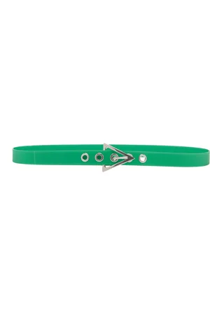 Bottega Veneta Buckled Rubber Belt