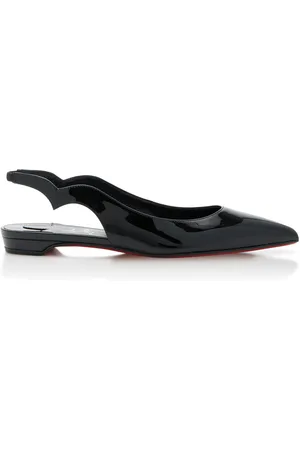 Christian Louboutin Hot Chick Patent Leather Slingback Flats