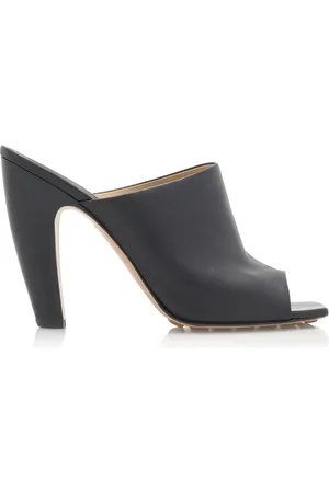 Bottega Veneta Lagoon Leather Mule Sandals