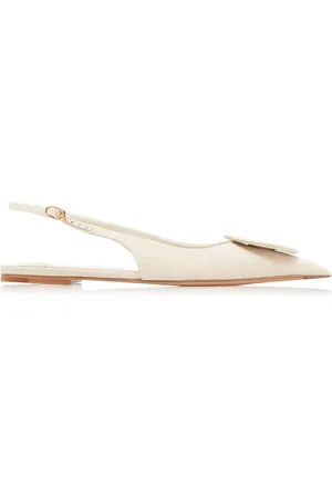 Jacquemus Duelo P Canvas Slingback Flats