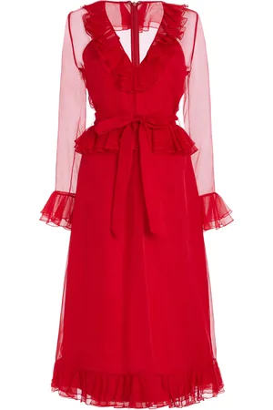 VALENTINO GARAVANI Silk-Organza Dress