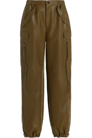 LAPOINTE Vegan-Leather Jogger Pants