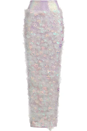 MATICEVSKI Chrysalis Sequined Maxi Skirt