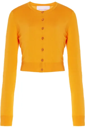 Carolina Herrera Cropped Silk-Cotton Cardigan