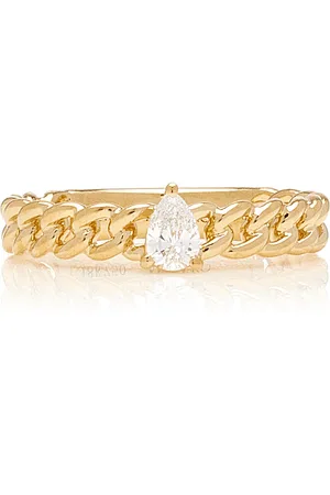 Anita 18K Yellow Diamond Chain Link Ring