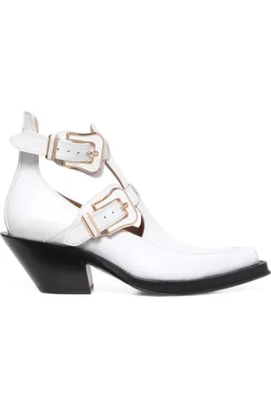 GABRIELA HEARST Castro Buckle-Detailed Leather Ankle Boots