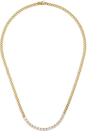 Anita 18K Yellow Diamond Chain Necklace