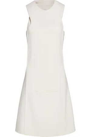 Courrèges Oblique Space Hooded Crepe Mini Dress