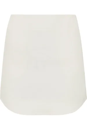 J.W.Anderson Curved Poplin Mini Skirt