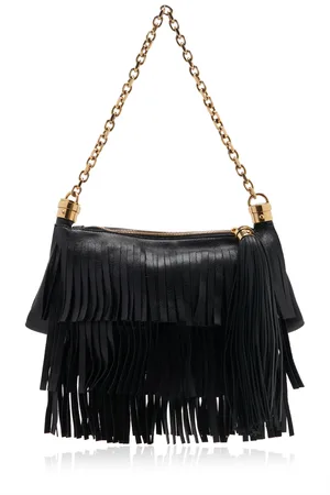 Chloé Fringed Leather Foulard Bag