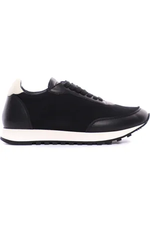 The Row Owen Leather-Trimmed Mesh Sneakers
