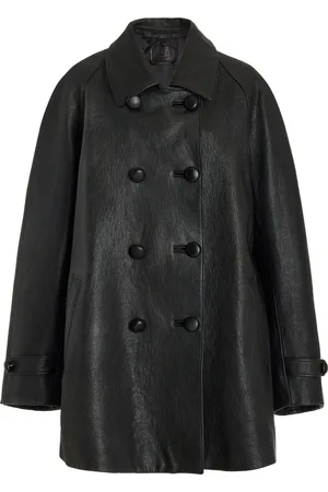 Prada Double-Breasted Leather Jacket