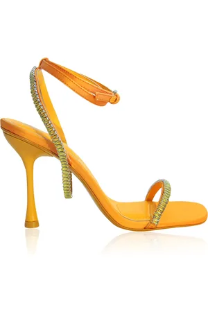 Simkhai Luxon Crystal-Embellished Satin Sandals