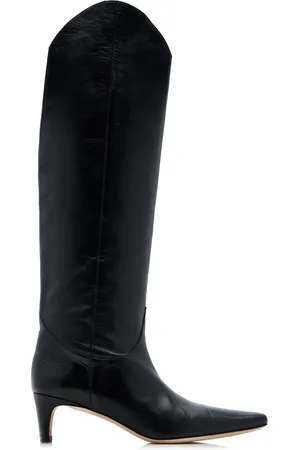 Staud Wally Tall Leather Western Boots