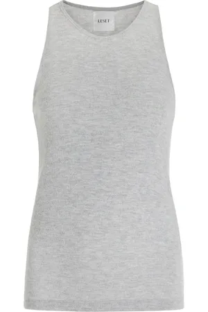 Leset Lauren High-Neck Tank Top