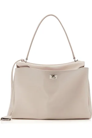Balenciaga Rodeo Medium Leather Top Handle Bag