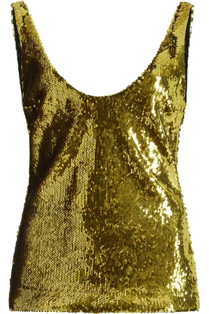 FRANCOISE Exclusive Nina Sequined Tank Top