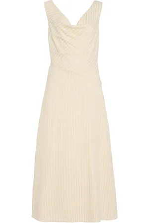 Anna Quan Evelyn Striped Midi Dress