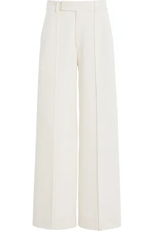 Proenza Schouler Weyes Crepe Wide-Leg Pants