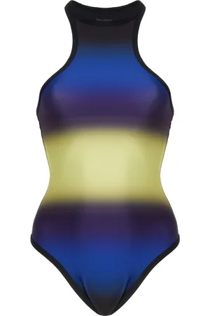The Attico Gradient-Printed Racerback One-Piece Swimsuit