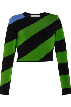 Carolina Herrera Striped Knit Sweater