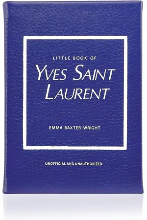 Graphic Image Little Book of YSL Leather Hardcover Book