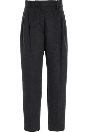 The Row Richelle Cashmere Straight-Leg Pants