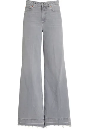 Closed Glow-Up Distressed Stretch High-Rise Flared Jeans