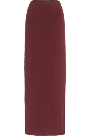 AYA MUSE Cora Cotton-Blend Maxi Skirt